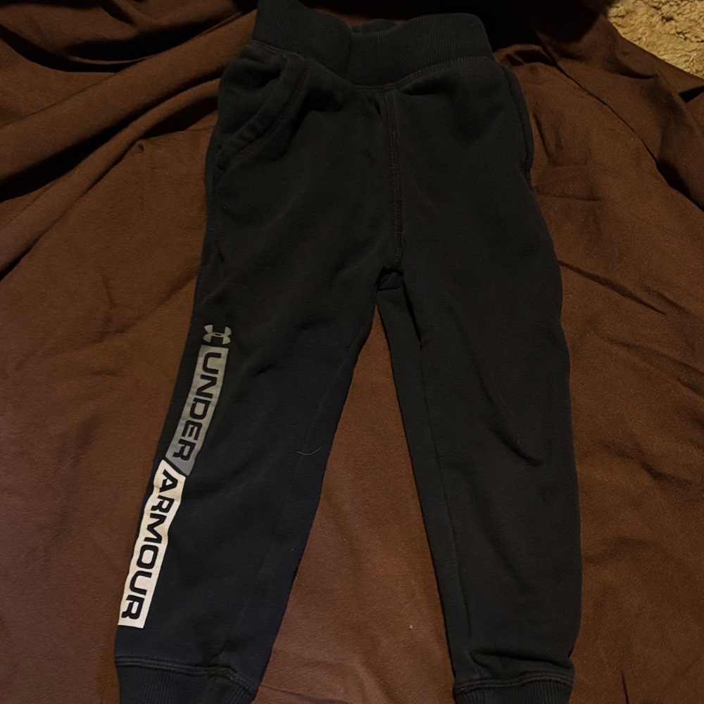 Under Armour Kids Dark Joggers with Logo